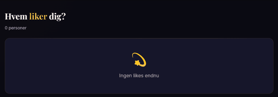 Hvem liker dig?